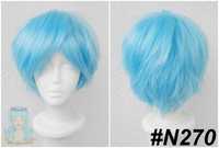 Kuroko Tetsuya No Basket cosplay wig błękitna peruka krótka niebieska