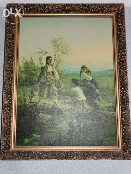 Продам картину в багетной рамке СССР