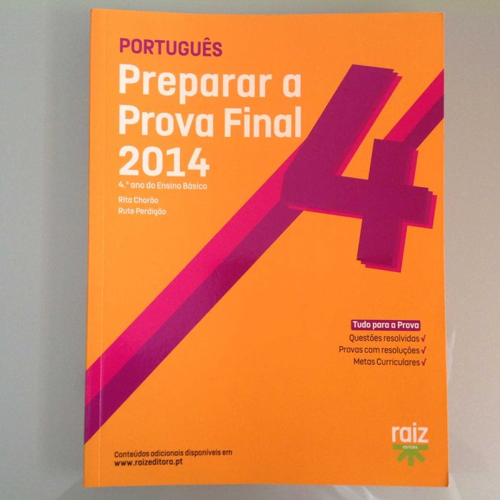 Livros de Apoio para o 4º Ano - Matemática e Português (c/portes)