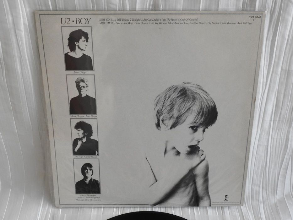 U2 BOY UK LP 1980 оригинальная пластинка Британия Near Mint