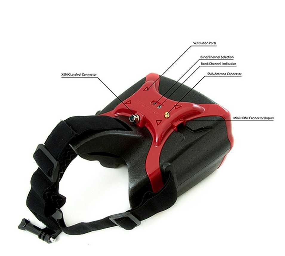 Óculos FPV - Goggles Headplay - Para Drones