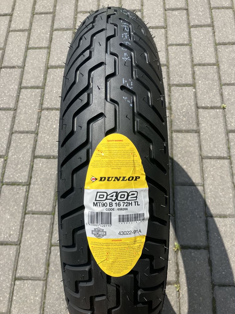 MT90B16 Dunlop D402 72H TL Przód HARLEY-DAVIDSON 2022 nowa 130/90B16