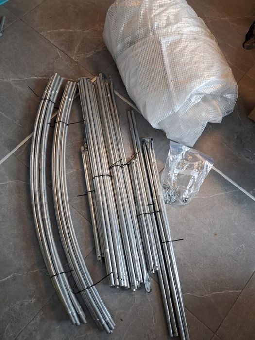 VOUNOT Szklarnia foliowa, ściany boczne, zwijana, odporna na warunki