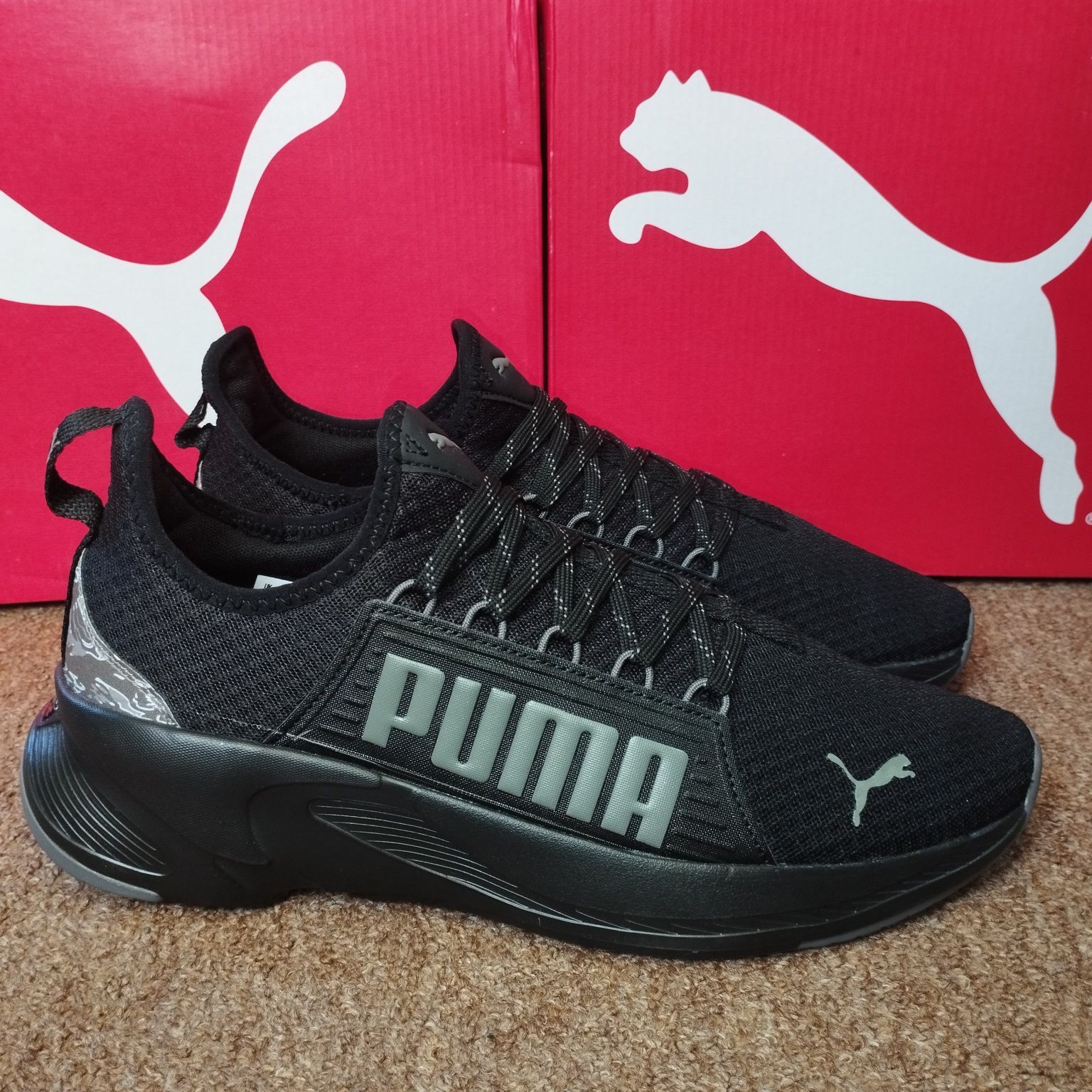 42-46. Кросівки Puma Softride Premier Slip On Tiger Camo