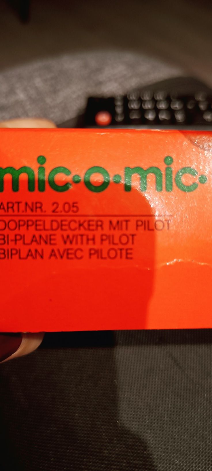 Mic-o-mic Bi-Plane with pilot