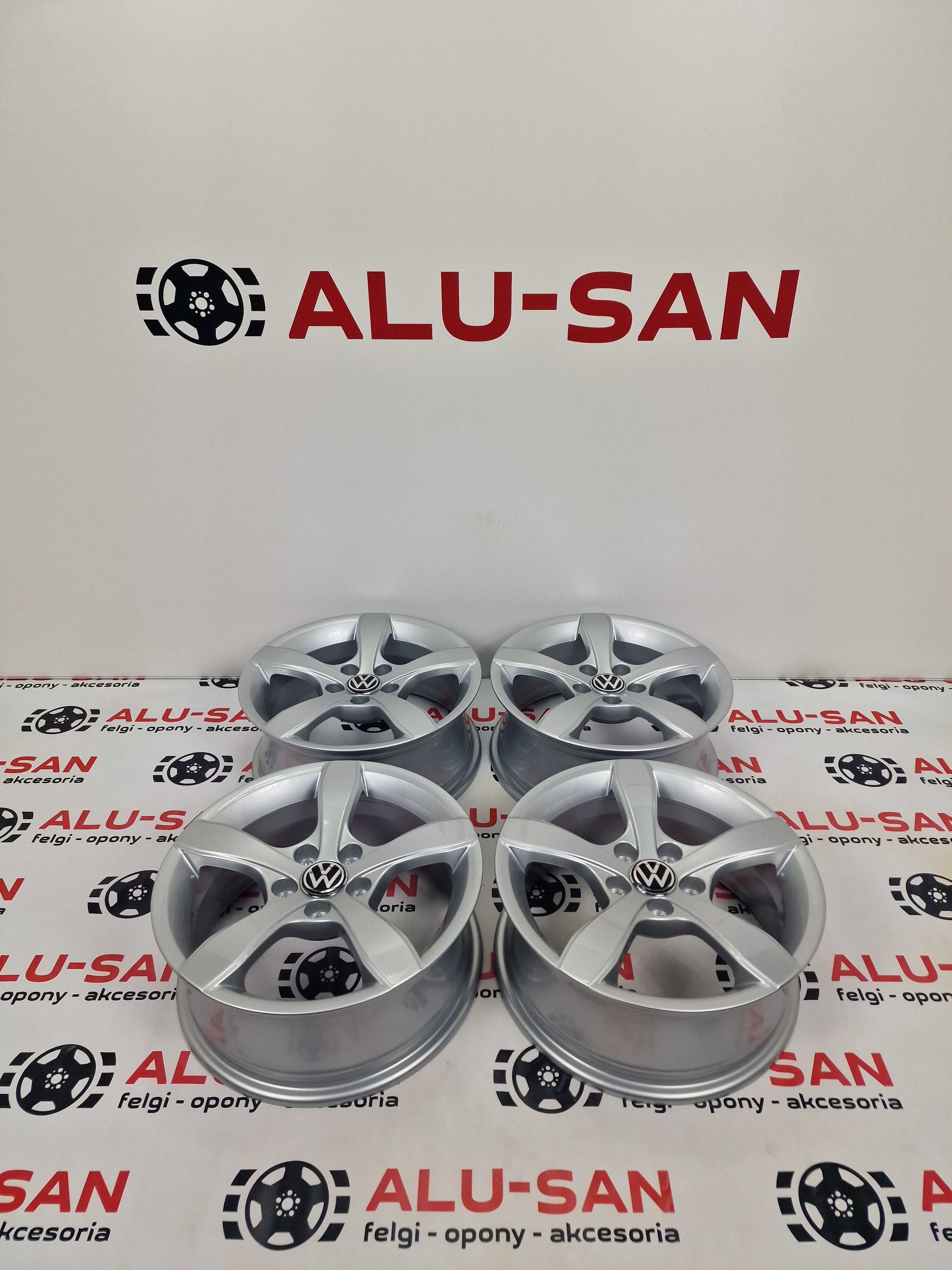 NOWE alufelgi VW 15'' 5x100 Golf IV Polo Bora Fox Golf Srebrne