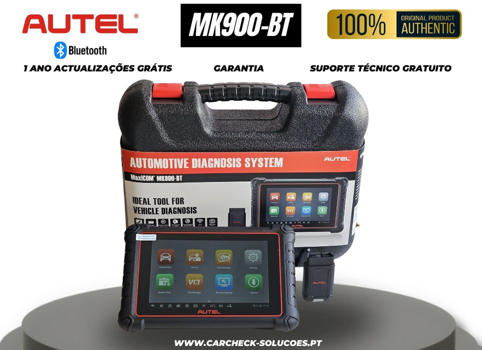Autel MaxiCOM MK900-BT Bluetooth
- Maquina de Diagnóstico Profissional