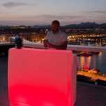 Mobiliario led varias cores