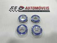 Tampa Tampão Centro Jante Mercedes 75mm W204 C218 A207 C117 CLA CLS E Classe W212 S212 X166 W176 W205 W246