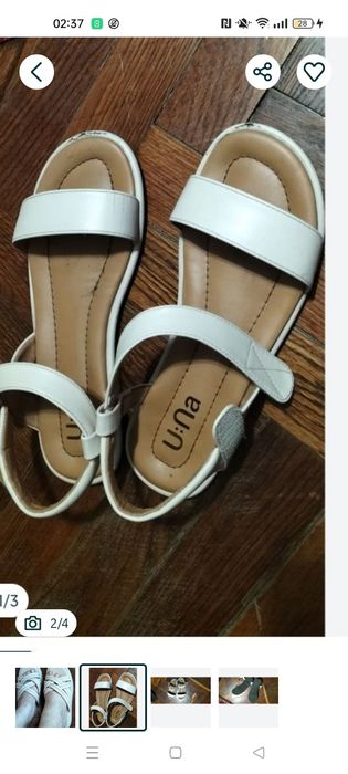 Сандалии на липучке р.37