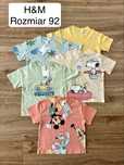 5 sztuk koszulki na krótki rękaw H&M r. 92 Snoopy Myszka Miki lato