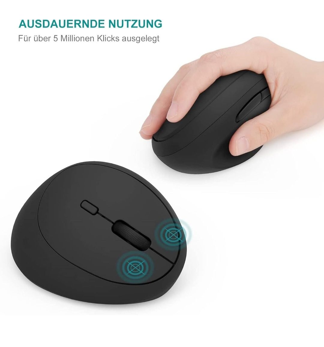 Seenda Mysz bezprzewodowa pionowa Ergonomiczna