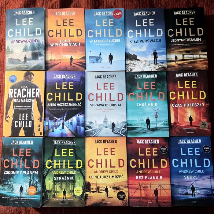 Lee Child - Jack Reacher, kolekcja 15 tomów