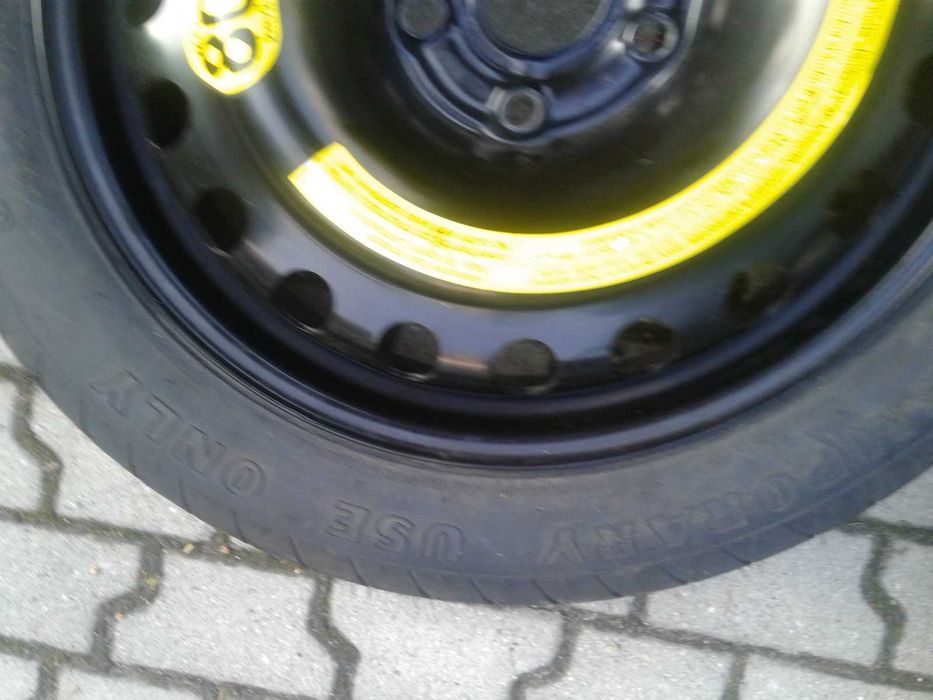 Audi A4 B5 B6 B7 8E0 Koło Zapasowe Dojazdowe Dojazdówka Wkład Lewarek