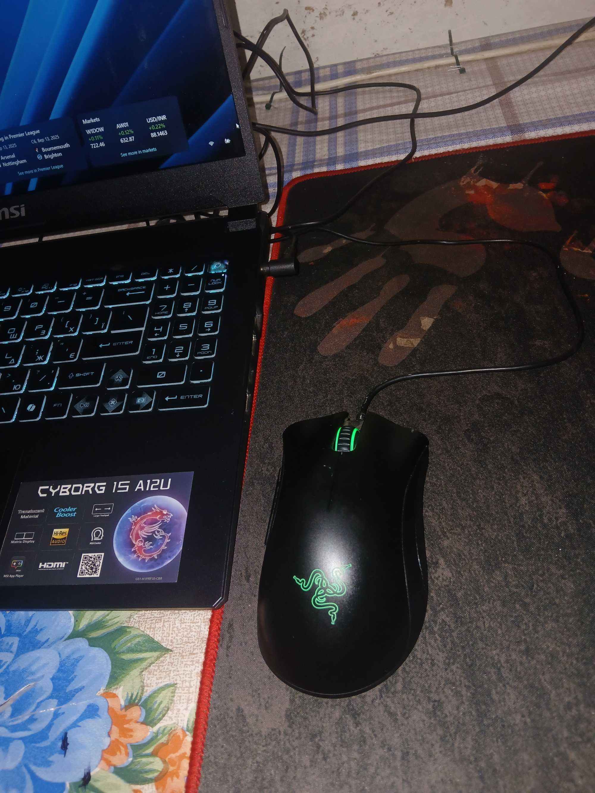 Ноутбук MSI Cyborg 15 A12U RTX3050