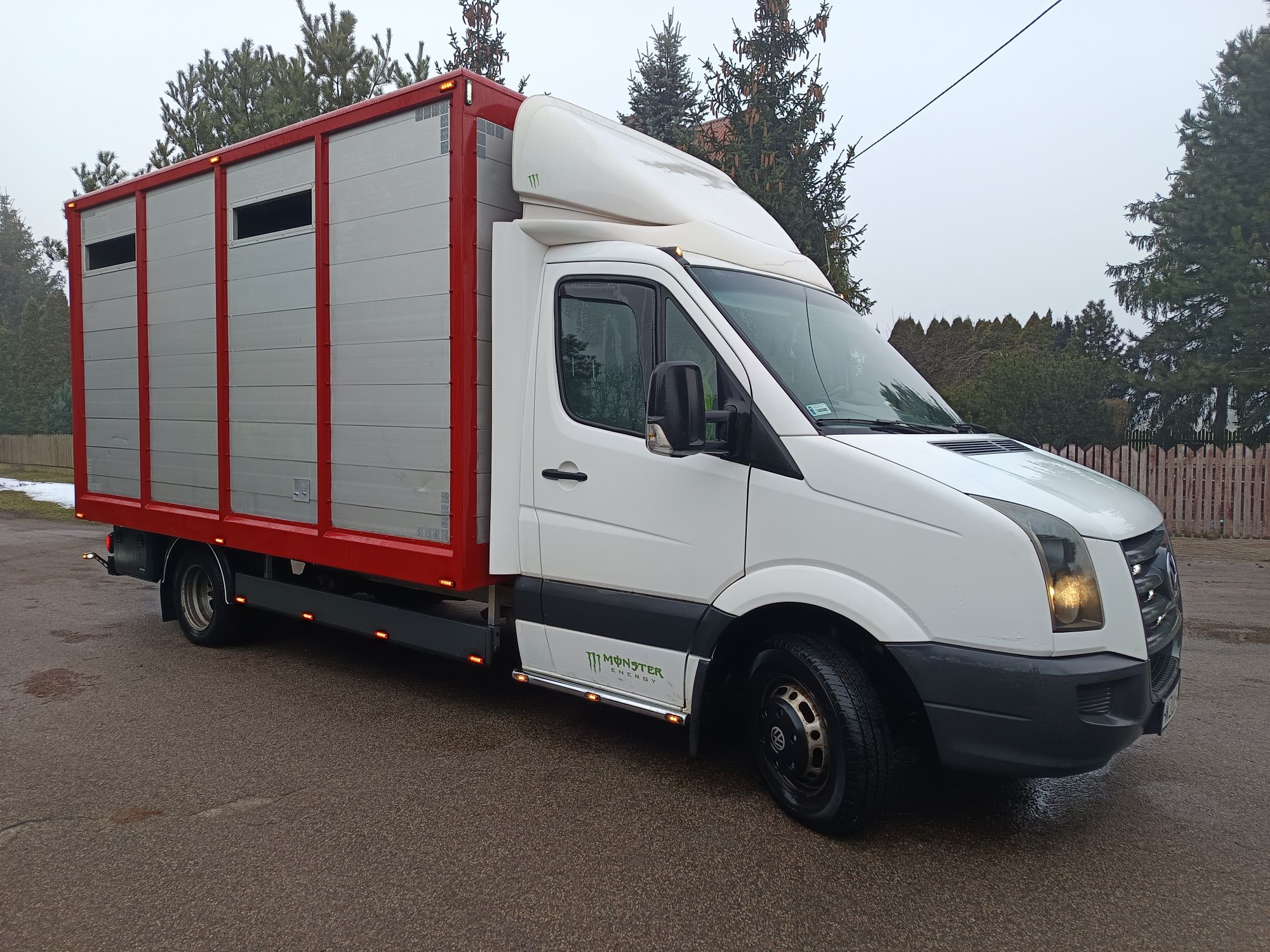 Do Bydła Żywca Zwierząt VW Crafter 2.5 TDI