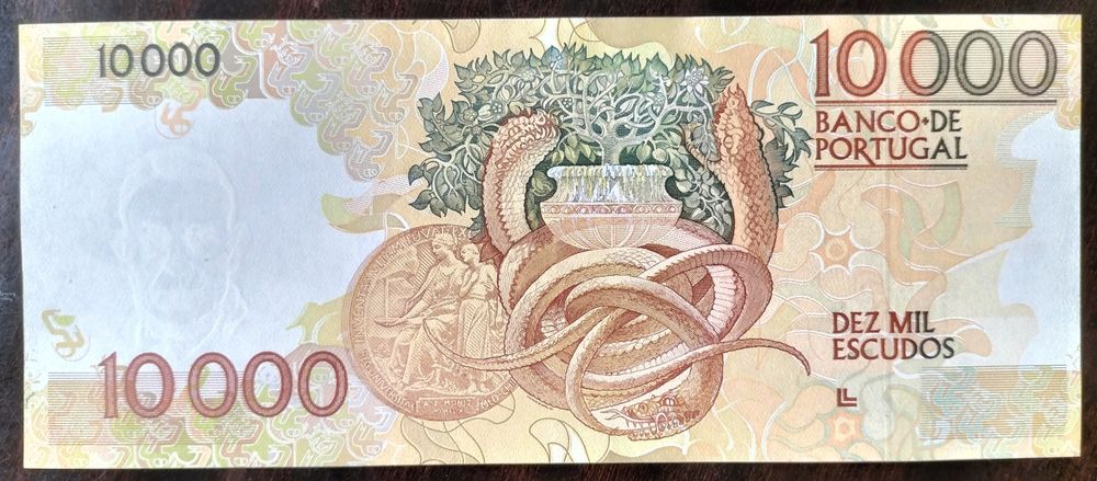 Nota 10000$ Janeiro 1989 Estado Bela+