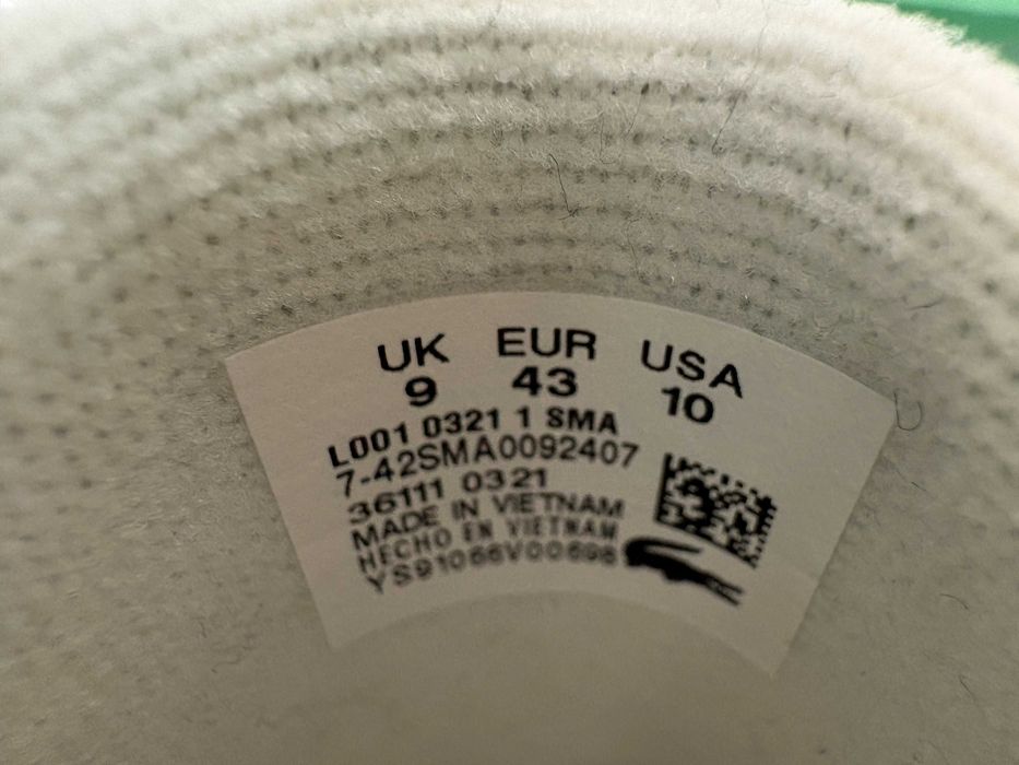 Продам кроссовки Lacoste, оригинал