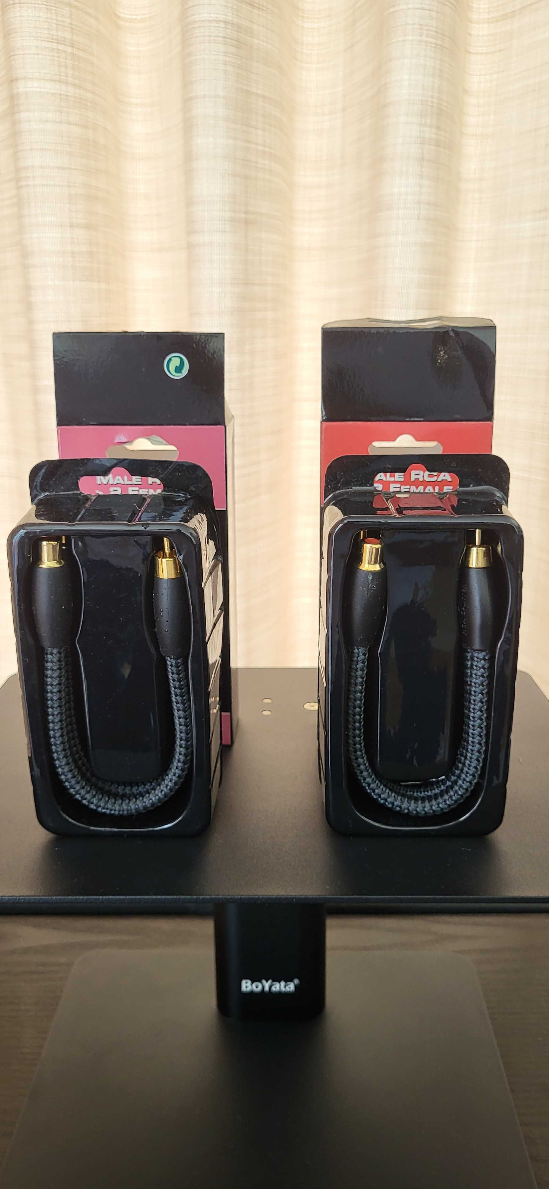 Cabos em Y RCA (splitter) Audioquest - Novos !