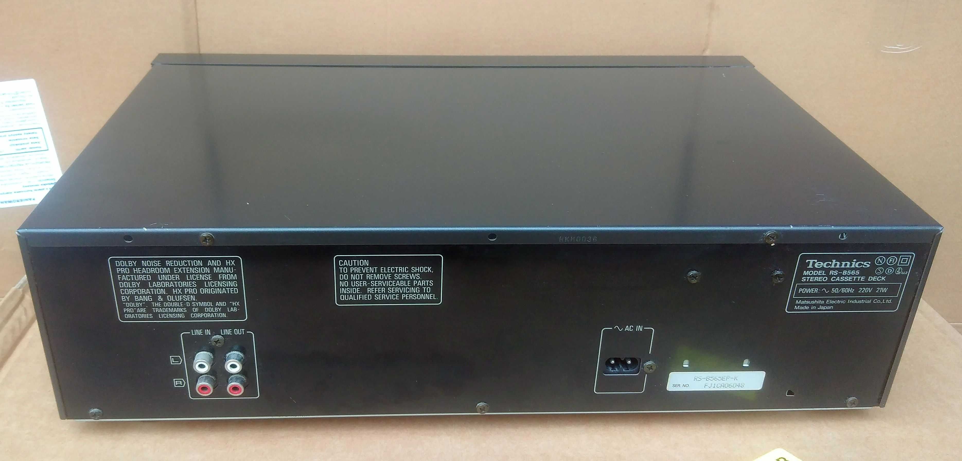 Magnetofon Technics RS-B565 PXS cap.