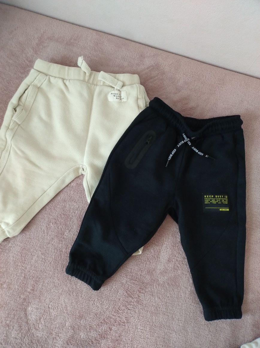 Spodnie dresy dresowe r. 80 Reserved Sinsay Zara