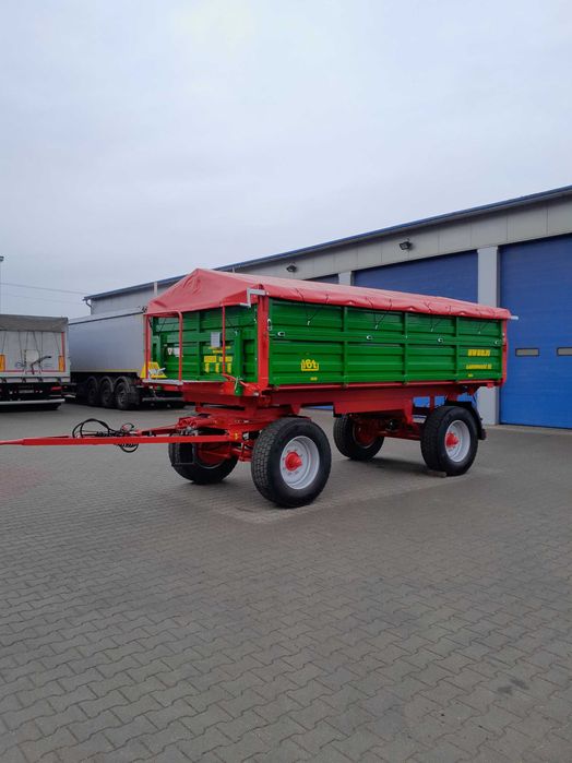 Przyczepa rolnicza IFA HW, HL 6011 3 strony 6-8 ton wywrotka - Idealna