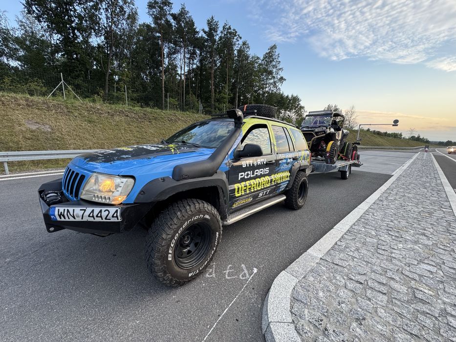 Jeep Grand Cherokee WJ 4.7 LPG snorkel opony 32” stalowe zderzaki