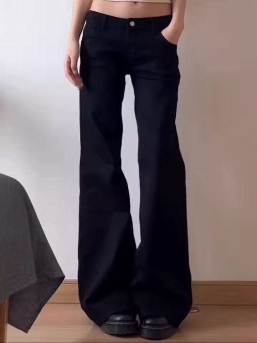 flared jeans чорні КЛЕШ ДЖИНСИ