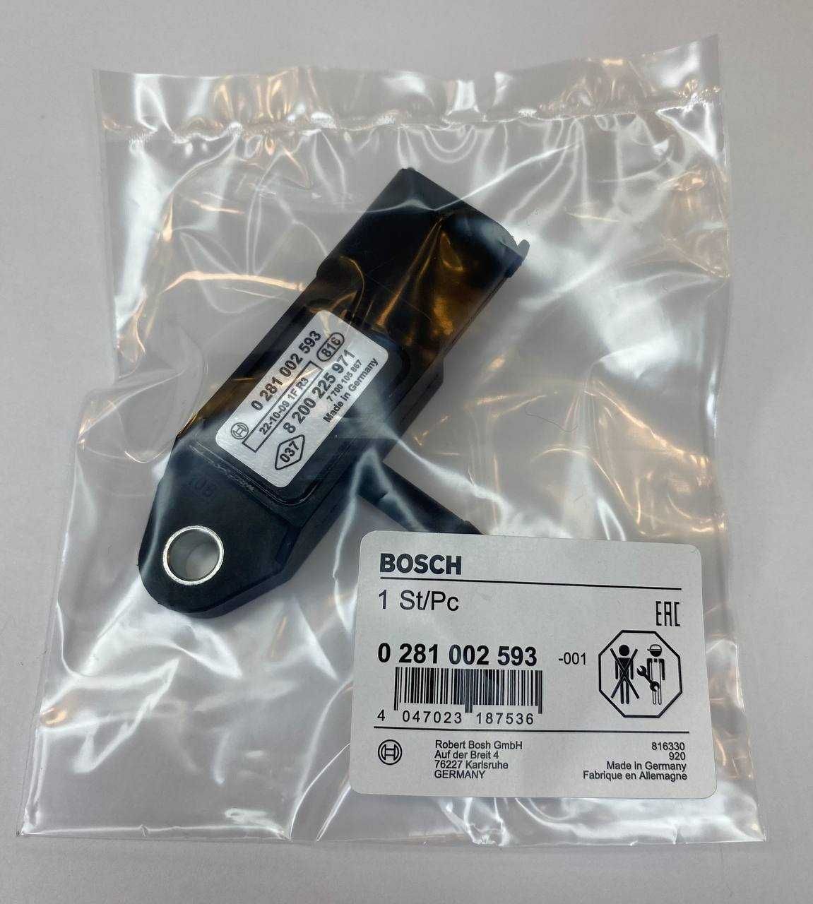 Датчик давления надува 0281002593 8200225971 Bosch Renault 1.5 1.9 DCI