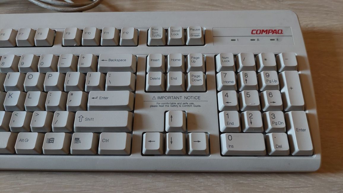 Stara klawiatura COMPAQ KB-9860 retro