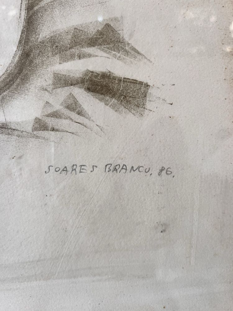 Quadro Soares Branco ano 1986