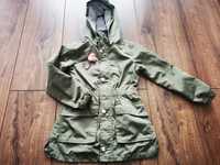 Parka wiosenna kurtka khaki 116 smyk