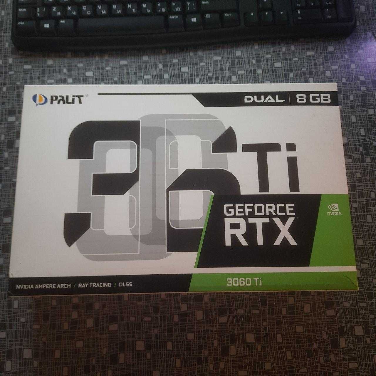 Ігрова відеокарта Palit GeForce RTX 3060ti DUAL 8GB GDDR6 256bit