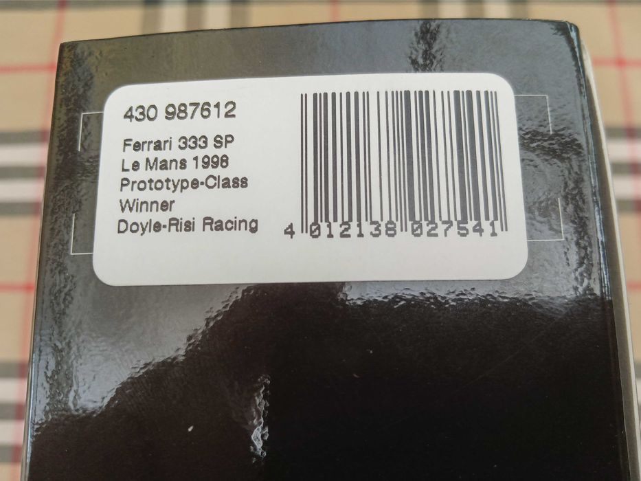 1/43 Ferrari 333 SP Le Mans 1998 - Minichamps