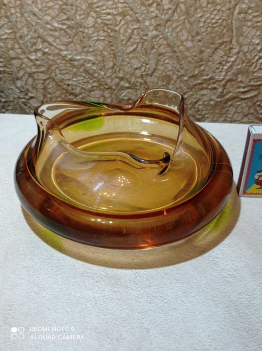 Пепельница стекло СССР.