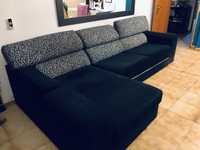 Sofá com chaise long 2,90m