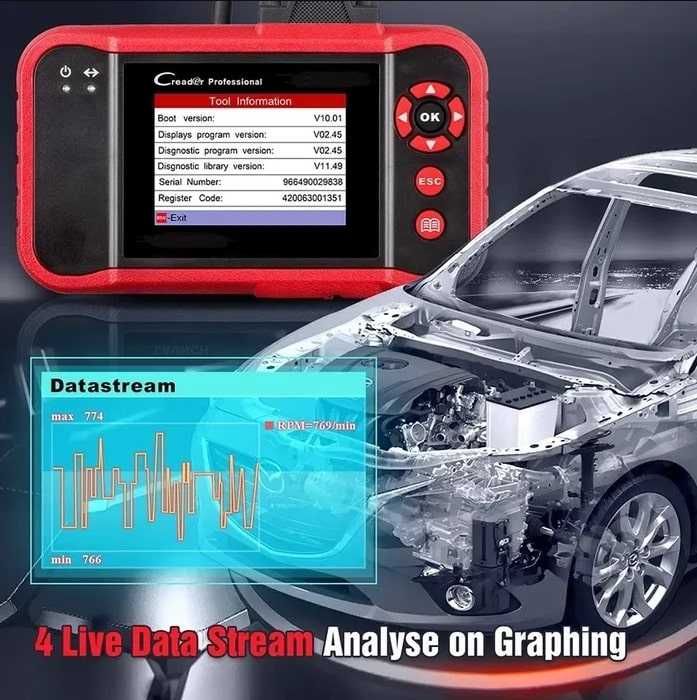 Máquinas Diagnóstico Ligeiros NOVAS Completas ABS Airbag