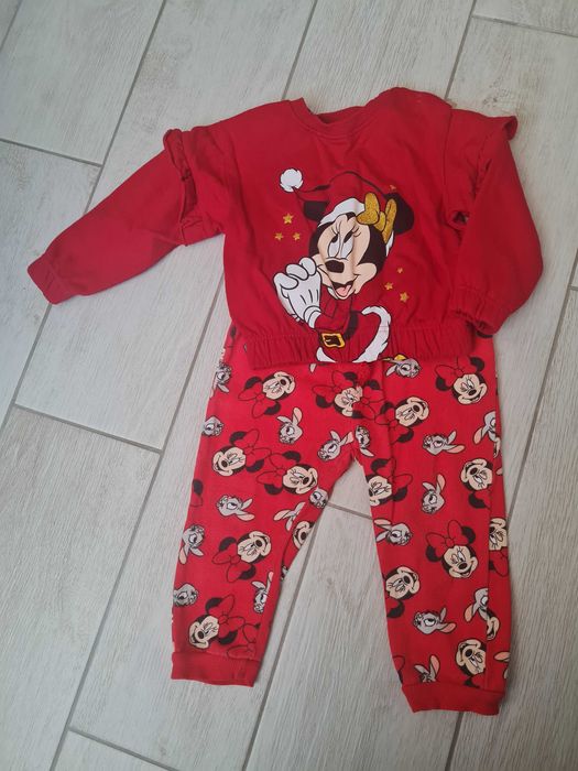 Новорічний костюм Disney Minnie ( кофта, штанці ) 86-92 см 18 міс