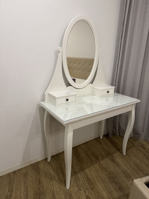 Toucador c/espelho, branco