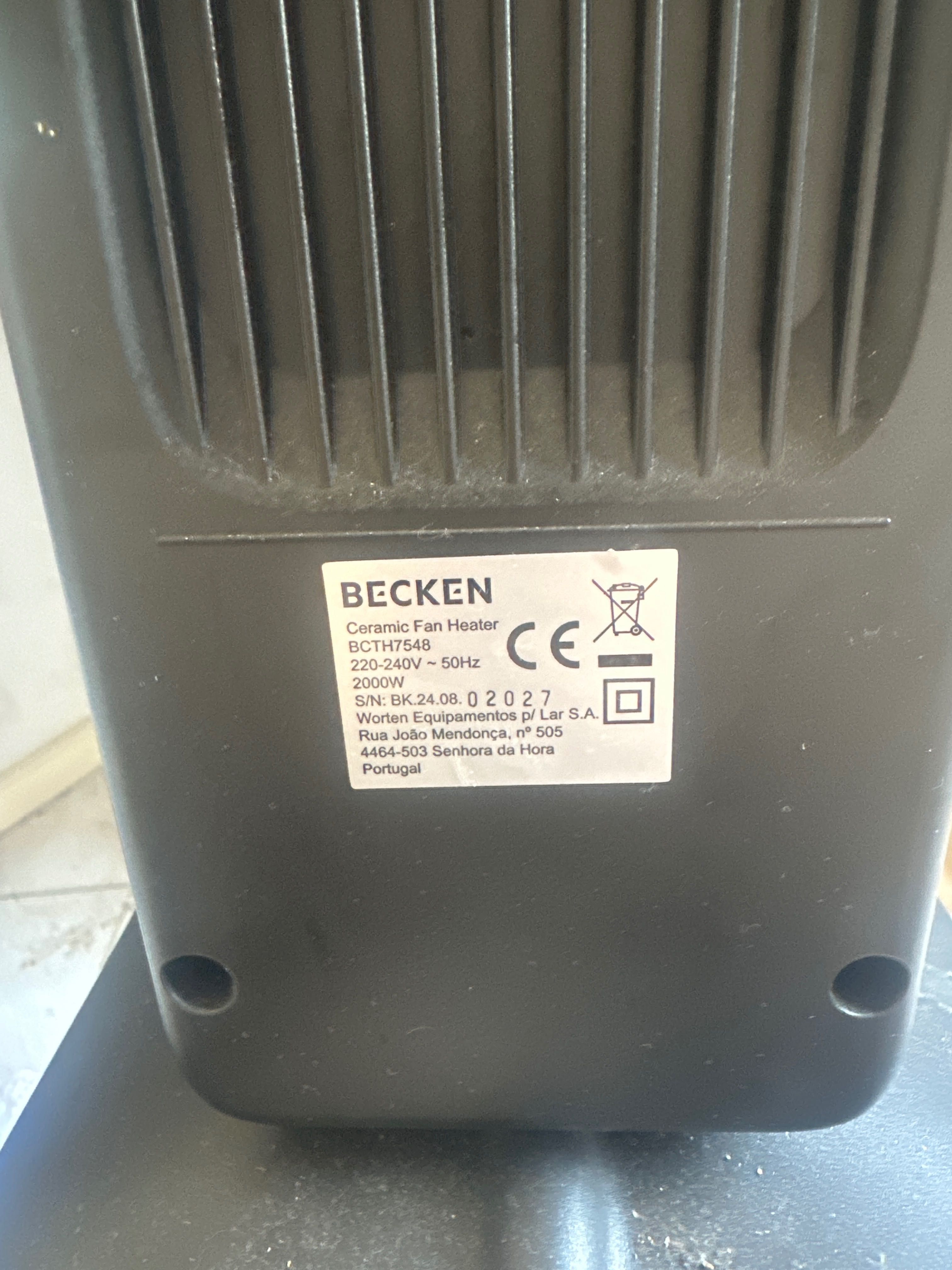 becken ceramica fan heater