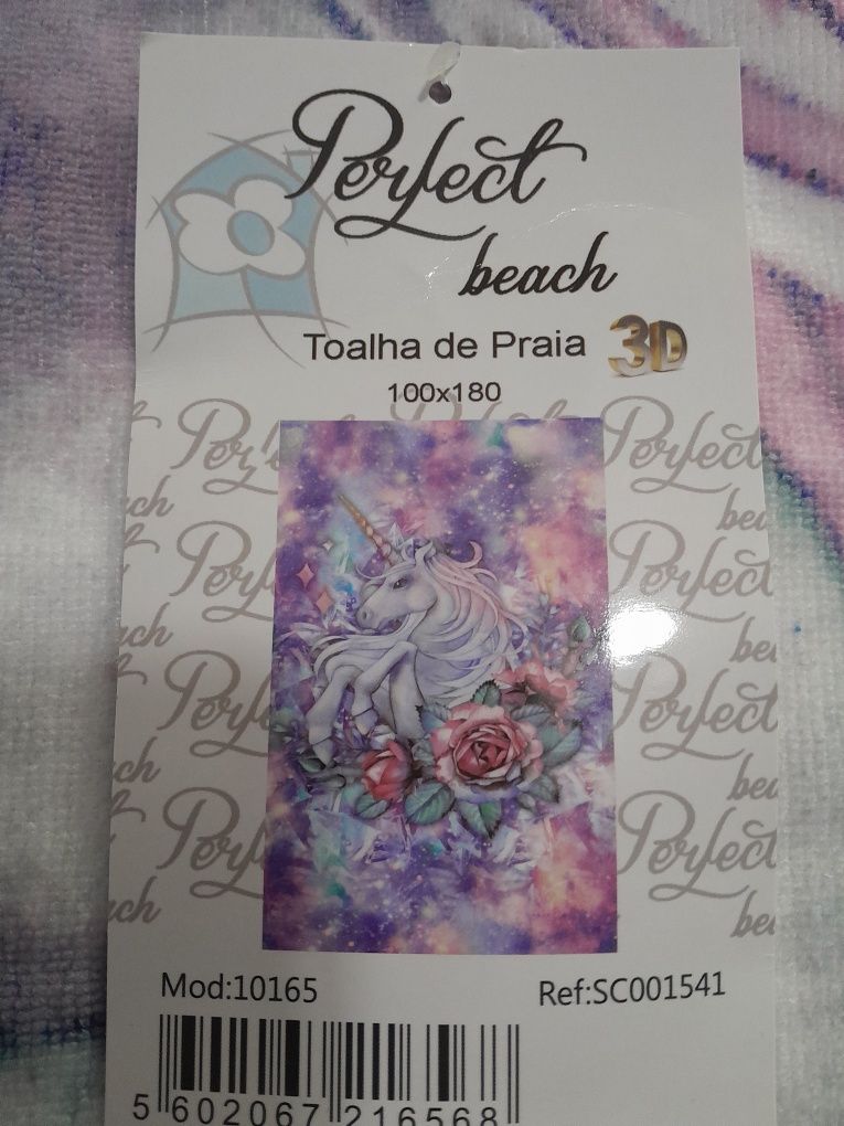 Toalha de praia com saco
