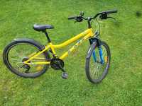 Rower maxim 24 cali od 125 do 150cm dla dziecka rama 12 cali mtb