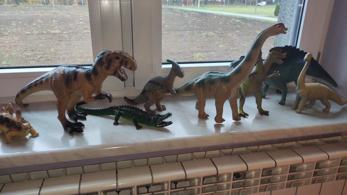 Dinozaury zabawki figurki 9szt