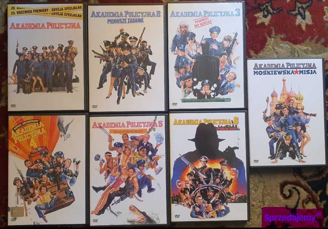 Akademia Policyjna 1-7 [7 DVD] Komplet z PL Edycja