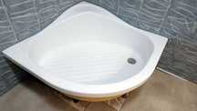 Brodzik stan idealny 90cm i głęboki 35cm , uszkodzona osłona