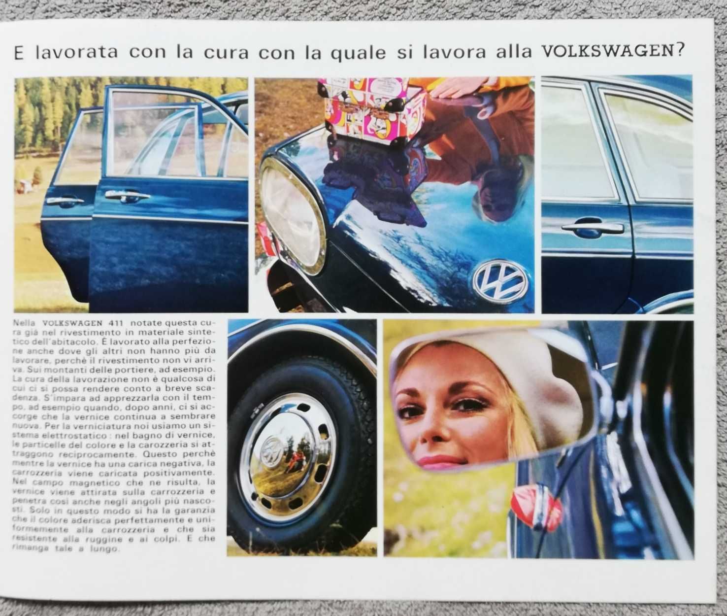 Prospekt Volkswagen 411 rok 1969