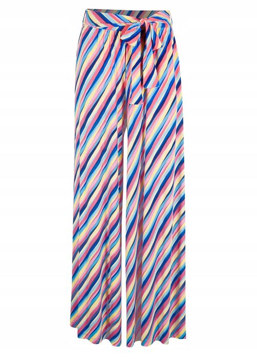 B.P.C spodnie z nadrukiem kolorowym dżersejowe r.40/42