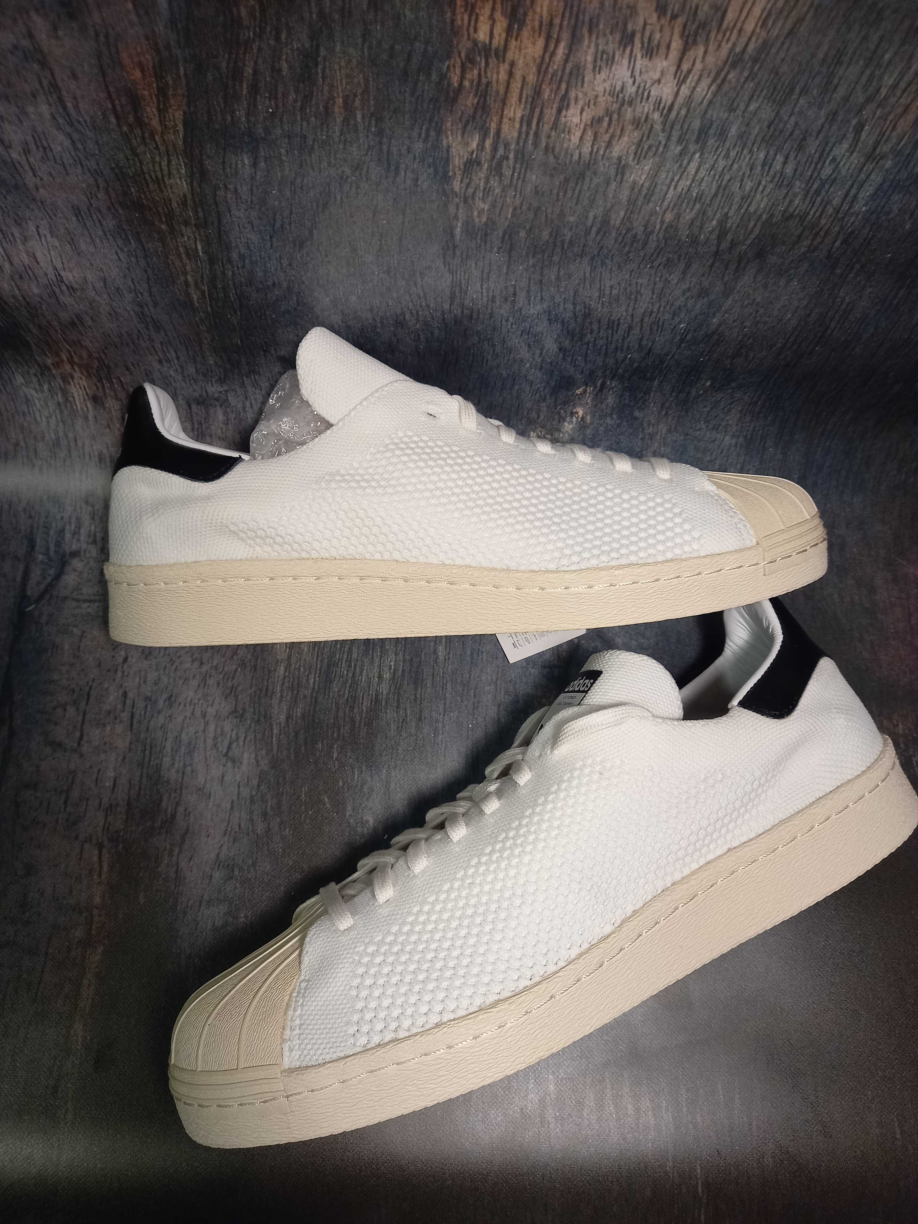 Adidasy superstar Primeknit białe z oryginalnym pudełkiem.