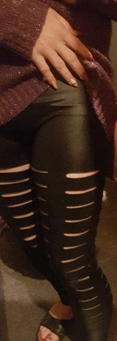 Legginsy błyszczące