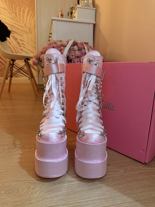 Ботинки Dollskill Sugar Thrillz туфли сапоги на платформе y2k new rock